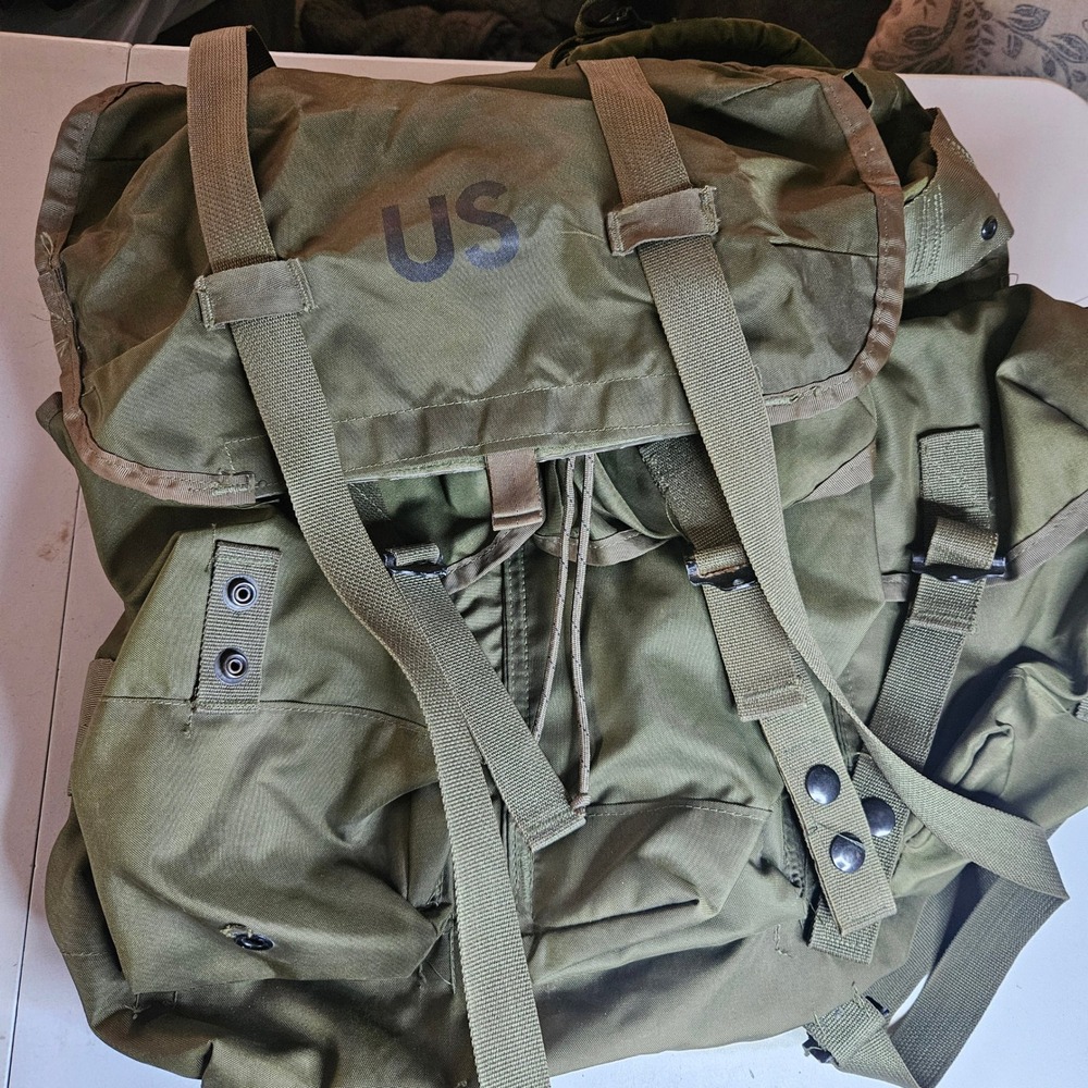 US Military ALICE Field Pack LC-1 Large Rucksack Olive Drab Green Tactical Bag